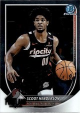 2025-26 Bowman Basketball Chrome Scott Henderson Portland Trail Blazers #BCV-109