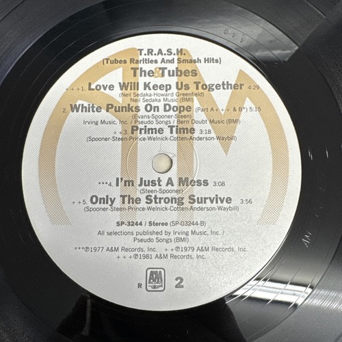 THE TUBES - T.R.A.S.H. LP ~ 1981 A&M Sp-3244 ~ VG+ ~ SIGNED BY PRARIE PRINCE - Picture 7 of 7