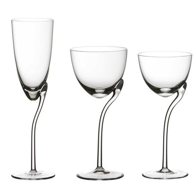 ROGASKA GLASSERVICE 36 TEILIG AUS KLAREM KRISTALL - NEMO