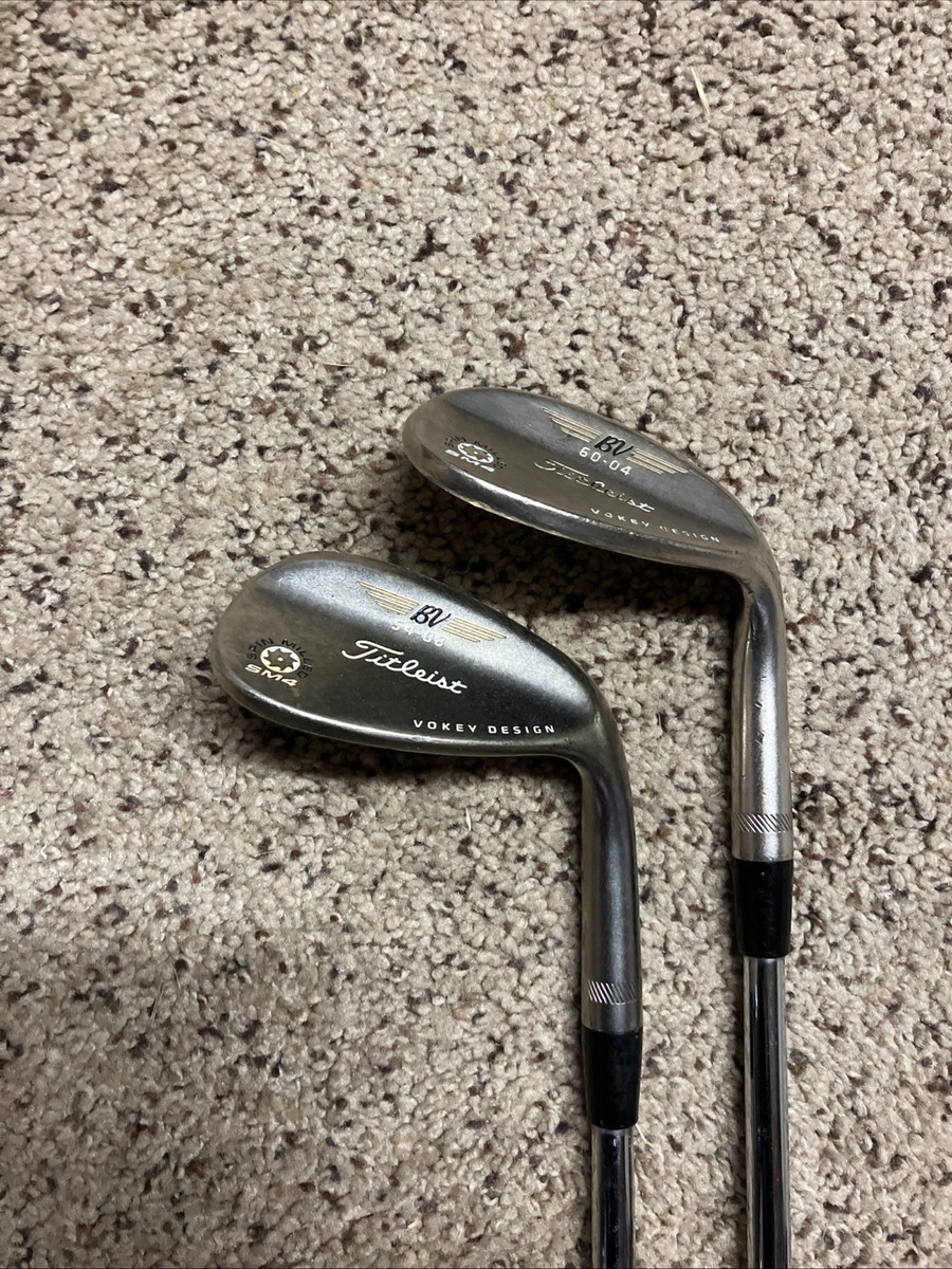 Titleist Vokey Spin Milled 4 SM4 Black Nickel Wedge Set 54 60 Sand 