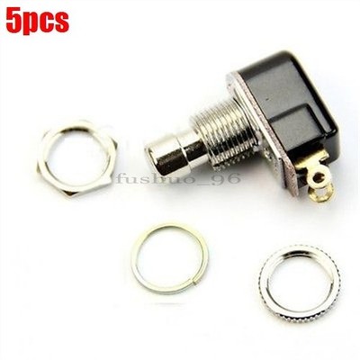 5pcs push button soft touch spst electric guitar stomp foot pedal qh *cm