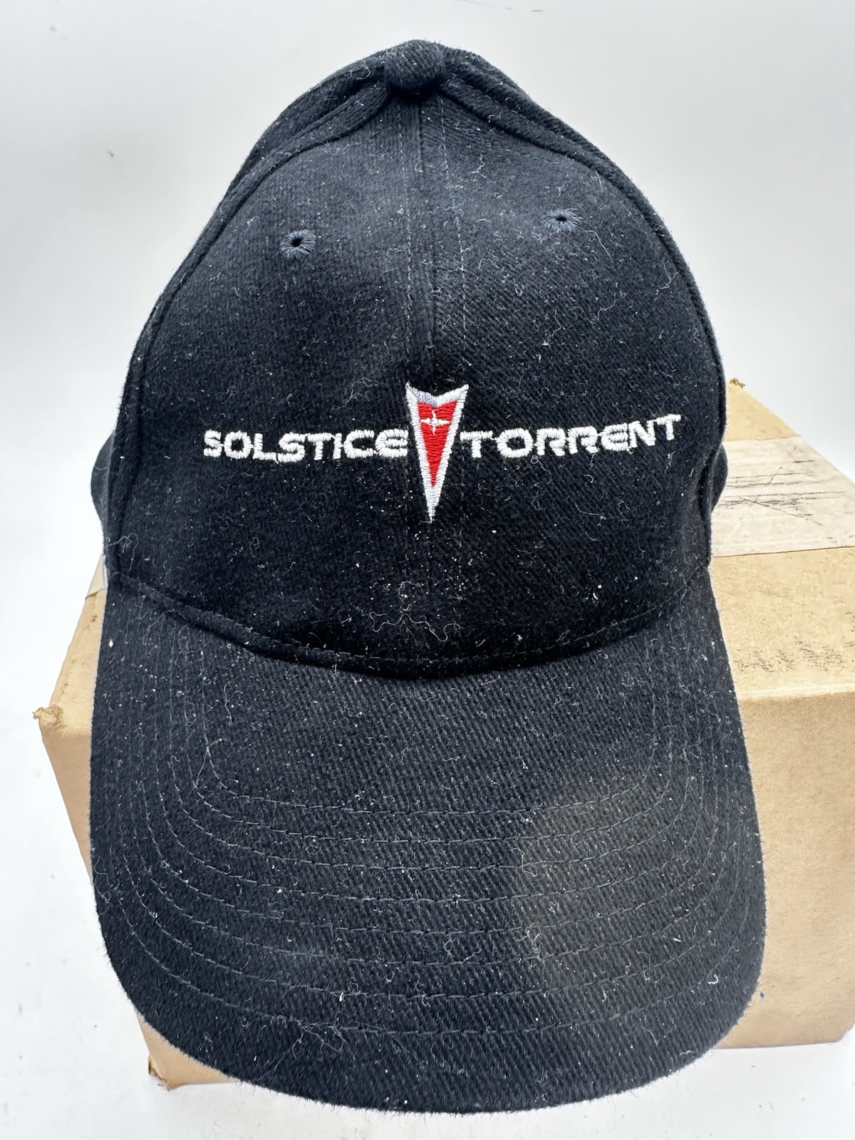 Vintage Black Solstice Torrento Pontiac Baseball Cap One Size See Pics