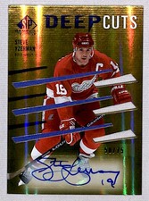 Steve Yzerman 2023-24 SP Game Used Deep Cuts Auto /75 #DC-66 *BRO* Detroit Red