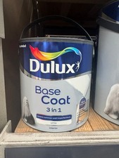 2.5L tin of Dulux 3-In-1 White Multi-Surface Basenotes Matt.