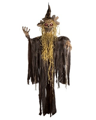 Zerfledderte Vogelscheuche Halloween Animatronic 153cm