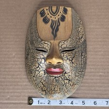 Nice Quality Made In Indonesia Hand Carved Decorative Wood Wooden Mask