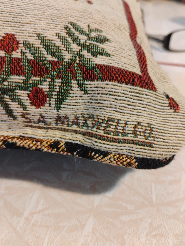 S.A Maxwell Frogs Are Lucky They Eat What Bugs Them. Tapestry 12”x 7.5” Pillow - Image 4 of 4