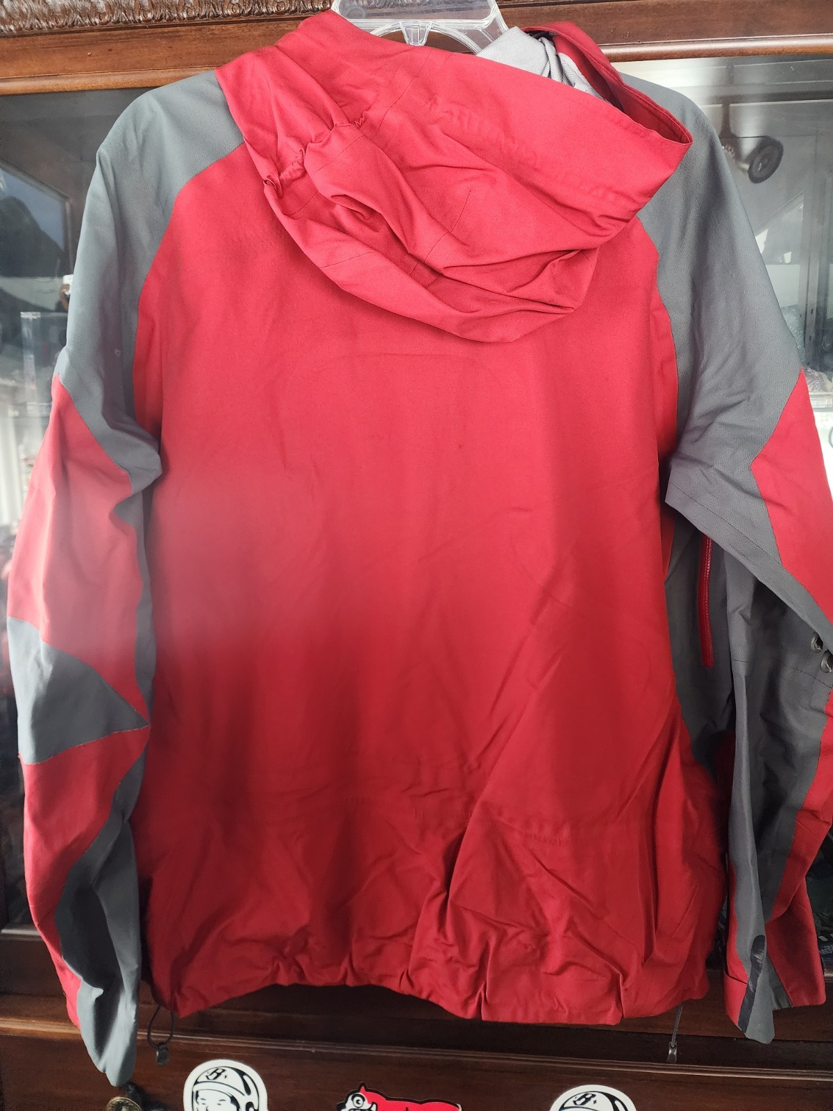 Cloudveil Red Mens Winter Jacket Shell Large Pre … - image 6