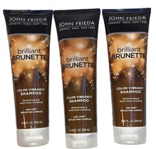 3 John Frieda Brilliant Brunette Color Vibrancy Shampoo 8.45oz