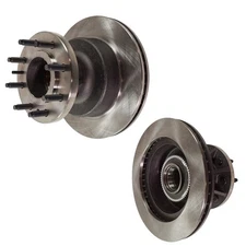 Front Disc Brake Rotors For 1999-2007 Ford E-350 Super Duty DRW