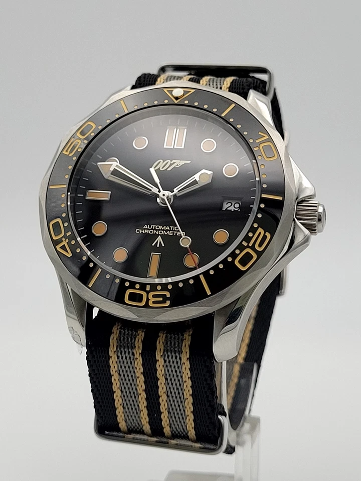 James Bond 007 Ltd Ed  'No Time To Die'' Seiko TMI NH35A Auto Movt Watch NATO.. - Image 2 of 4