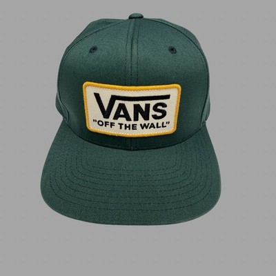 Vans Off The Wall Green Adjustable Baseball Cap