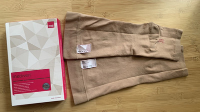 Mediven Plus Wadenstrümpfe, KKl. 1, Gr. 5, ohne Spitze, UVP: 74 