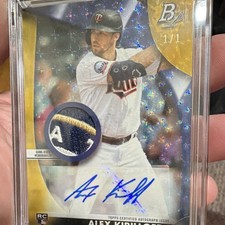Topps Platinum Pieces Autographs Alex Kirilloff Rookie Patch Autograph 1/1 Twins