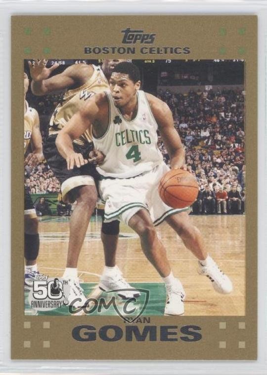 2007-08 Topps Gold 1612/2007 Ryan Gomes #88 0l2