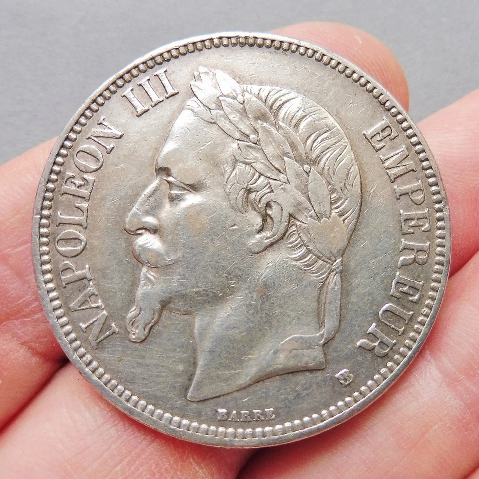 Napoléon III, Tête laurée - 5 Francs - 1870 BB Strasbourg - Photo 2/3