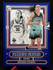 2025 Panini Donruss WNBA #10 Breanna Stewart Franchise Features Blue Press Proof