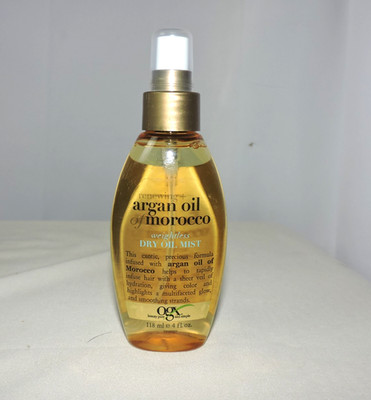 OGX Renewing & Argan Oil of Morocco Weightless Healing Dry Hair Oil Spray, 4 Oz