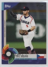 2023 Topps World Baseball Classic Global Stars Blue 42/50 Eric Sogard #20 00hi