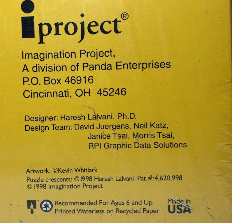 Quebra-cabeça Tesselz cem elefantes e um rato 141 peças novo - Imagem 4 de 4