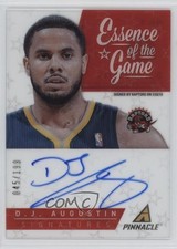 2013 Panini Pinnacle Essence of the Game Signatures /199 DJ Augustin #1 Auto hg6