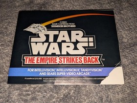 Star Wars: The Empire Strikes Back Intellivision 1983 W/ Box & Manual - Tested!