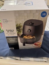 Mainstays 2L Air Fryer 1000W Black Dishwasher Safe Basket 200-400 F
