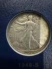 1946 S Liberty Walking Half Dollar AG About Good 90% Silver 50c US Coin