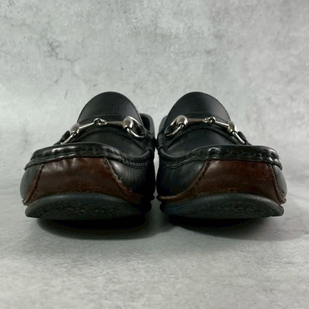 GUCCI Women's Loafers Horsebit Leather Black EU35.5/US5.5 120222c thumbnail 12
