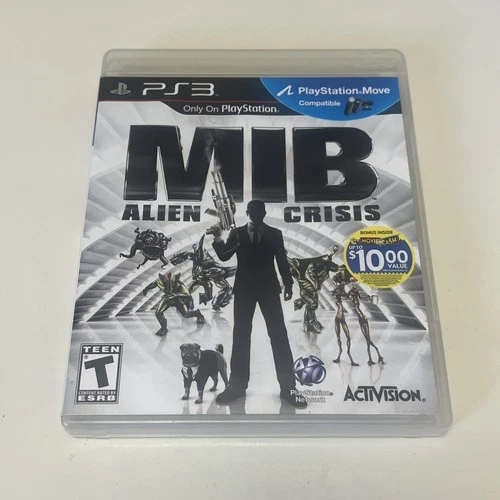 Men in Black: Alien Crisis (Sony PlayStation 3, 2012) Complete CIB Fast Shipping