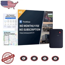 Real-Time GPS Tracker Vehicle | 4G | 120-Day Battery | Magnetic Mount | No Fee