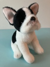 Bearington Collection Oliver French Bulldog Plush Small 6" Realistic Frenchie