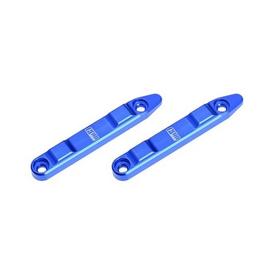 GPM Racing Aluminum 7075 Alloy Roof Skid Rail Blue for Arrma 1/16 MOJAVE GROM