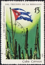 sCUBA Sc# 1386  TRIUMPH OF THE REVOLUTION  1969 used cto