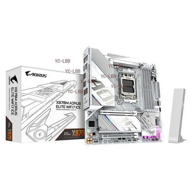 GIGABYTE X870M AORUS ELITE WIFI7 ICE DDR5 Motherboard XFF-ZB-X870M