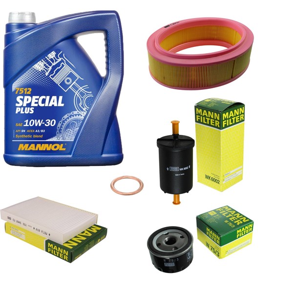 Inspektionspaket 5L Mannol Special Plus 10W-30 FüR Renault Kangoo 1.4 Clio II-image