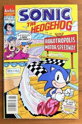Sonic the Hedgehog Comic Book Issue #13 VF +1st App Knuckles 1994