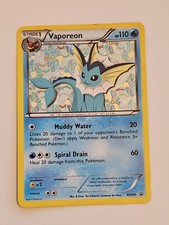 Pokemon Vaporeon BW89 Black Star Promo Holo Rara LP Carta TCG Inglese