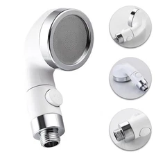 Shower Head Handheld Pressurized Water Stop Sprinkler Bathroom Accessories