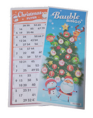 100 Kugeln Bingo & 100 Weihnachten 90 Zahlen Spaß Spiel Reduziert