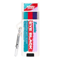 Franklin Sports Eye Black Stick - Coral/Teal - Baseball Softball Football