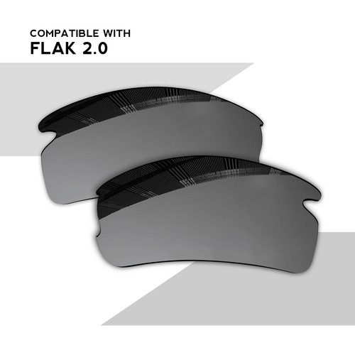 Wholesale POLARIZED Replacement Lenses for-Oakley Flak 2.0 OO9295 Sunglasses - Afbeelding 11 van 18