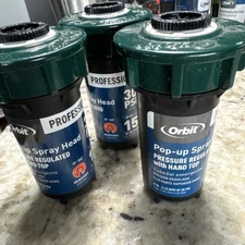 Orbit Professional Pop-Up Sprinkler 2"H PR Adjustable Hard Top 80307 Lot of 3
