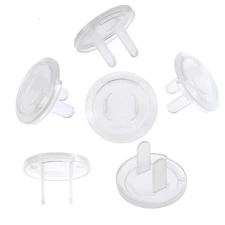 PandaEar Outlet Plug Covers(52 Pack) Clear Child Proof Electrical 