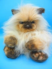 15" Stuffed Plush CAT Soft Sculpture Artist *Karen Corcoran* Bear Amour Creation