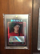 JAY BRUCE 2005 TOPPS CHROME BLACK REFRACTOR RC AUTO /200