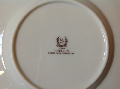 Trellis by Lenox One (1) Bread & Butter Plate Multiple Avail. Green Floral USA - Picture 11 of 16