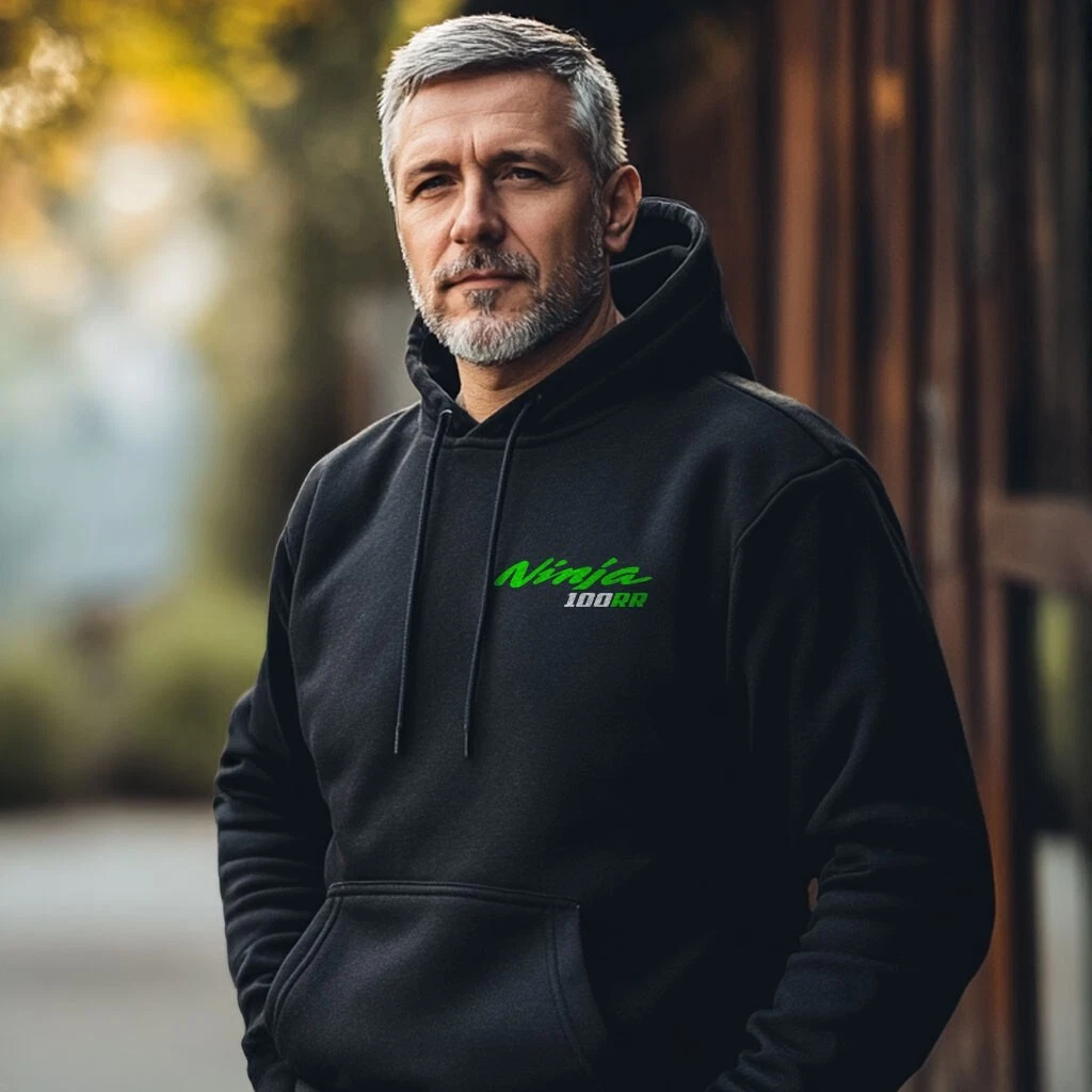 Kawaasakii Ninja 100RR 1992-2003 - Motorcycle Hoodie Pullover for Riders