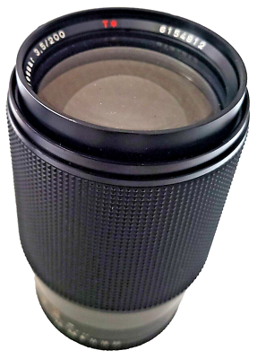 Contax Carl Zeiss Tele-Tessar 200mm F/3.5 T* AEG Lens No. 6154812  