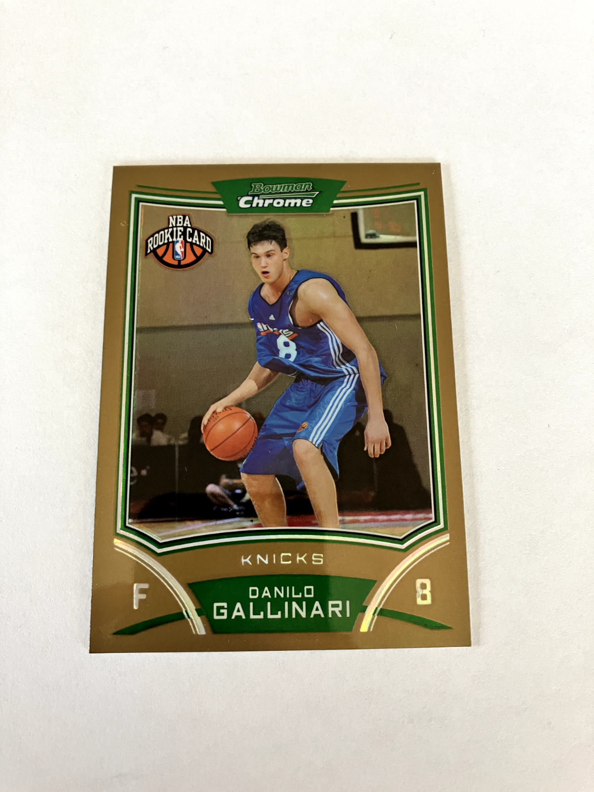 NBA Gold Refractor Danilo Gallinari RC-